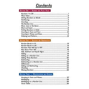 KS1 Maths Study Book Look Inside Image 1