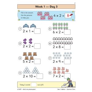 KS1 Maths Year 1 Daily Practice Book: Summer Term Look Inside Image 5