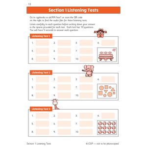 KS1 Maths Year 1 Mental Arithmetic Targeted Question Book (incl. Online Answers & Audio Tests) Look Inside Image 5