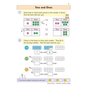KS1 Maths Year 1 Targeted Question Book Look Inside Image 4