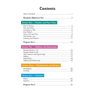 KS1 Maths Year 1 Targeted Question Book Look Inside Image 1