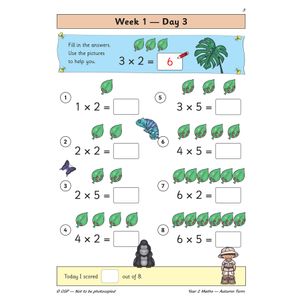KS1 Maths Year 2 Daily Practice Book: Autumn Term Look Inside Image 5