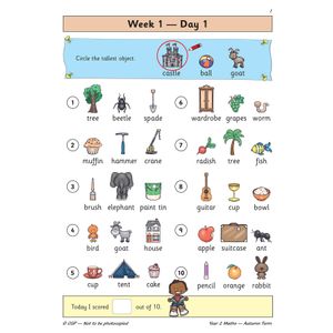 KS1 Maths Year 2 Daily Practice Book: Autumn Term Look Inside Image 3