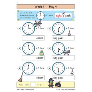 KS1 Maths Year 2 Daily Practice Book: Autumn Term Look Inside Image 6