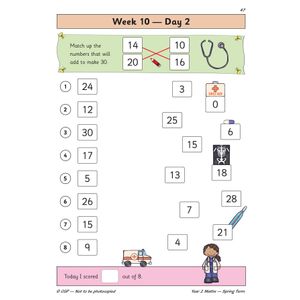 KS1 Maths Year 2 Daily Practice Book: Spring Term Look Inside Image 4