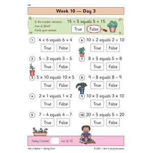 KS1 Maths Year 2 Daily Practice Book: Spring Term Look Inside Image 5