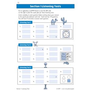 KS1 Maths Year 2 Mental Arithmetic Targeted Question Book (incl. Online Answers & Audio Tests) Look Inside Image 6