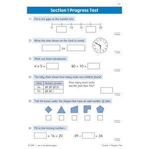 KS1 Maths Year 2 Mental Arithmetic Targeted Question Book (incl. Online Answers & Audio Tests) Look Inside Image 5