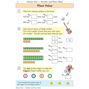 KS1 Maths Year 2 Targeted Question Book Look Inside Image 3