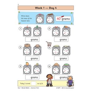 KS1 Mental Maths Year 1 Daily Practice Book: Summer Term Look Inside Image 6