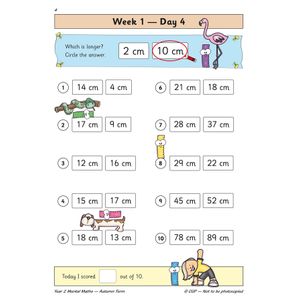 KS1 Mental Maths Year 2 Daily Practice Book: Autumn Term Look Inside Image 6