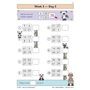 KS1 Mental Maths Year 2 Daily Practice Book: Summer Term Look Inside Image 5