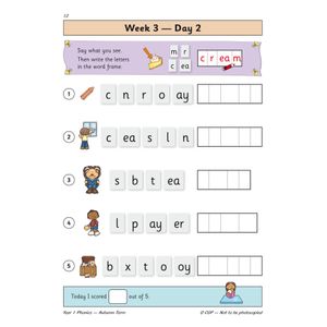 KS1 Phonics Year 1 Daily Practice Book: Autumn Term Look Inside Image 4