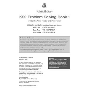 KS2 Problem Solving Workbook 1 (Ages 7-11) Look Inside Image 4
