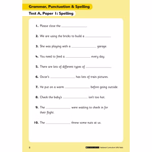 KS1 SPaG SATs Practice Papers (Ages 6-7) Look Inside Image 1