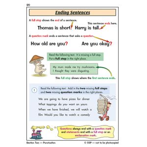 KS1 Spelling, Punctuation & Grammar Study & Question Book (Ages 5-7) Look Inside Image 5