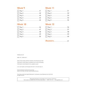 KS1 Spelling Year 1 Daily Practice Book: Autumn Term Look Inside Image 2