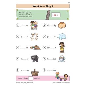 KS1 Spelling Year 2 Daily Practice Book: Autumn Term Look Inside Image 6
