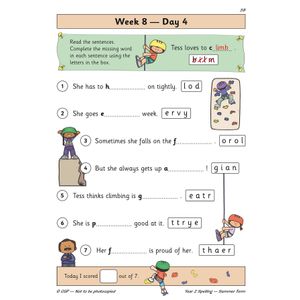 KS1 Spelling Year 2 Daily Practice Book: Summer Term Look Inside Image 6