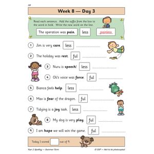 KS1 Spelling Year 2 Daily Practice Book: Summer Term Look Inside Image 5