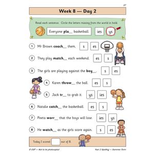KS1 Spelling Year 2 Daily Practice Book: Summer Term Look Inside Image 4