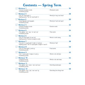 KS1 Year 2 English 10-Minute Weekly Workouts: Spelling & Vocabulary Look Inside Image 2