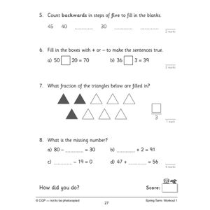 KS1 Year 2 Maths 10-Minute Weekly Workouts: Arithmetic Look Inside Image 6