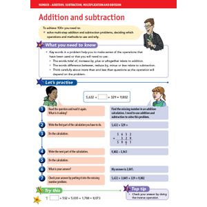 KS2 Achieve The Higher Score Maths SATs Revision Guide (Ages 10-11) Look Inside Image 1