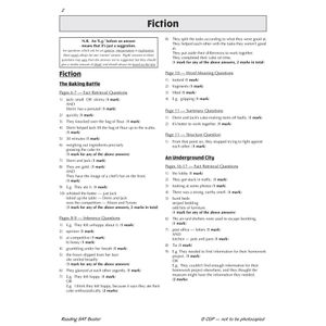 KS2 English Reading SAT Buster: Answer Book 1 (for the 2024 tests) Look Inside Image 1