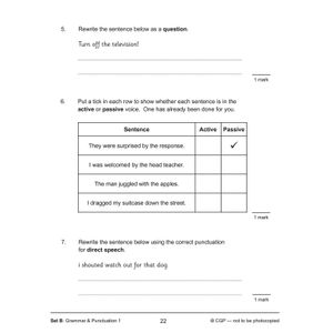 KS2 English SAT Buster 10-Minute Tests: Grammar, Punctuation & Spelling - Book 2 (for 2024) Look Inside Image 4