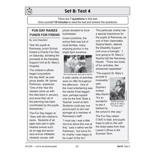 KS2 English SAT Buster 10-Minute Tests: Reading - Book 1 (for the 2024 tests) Look Inside Image 3