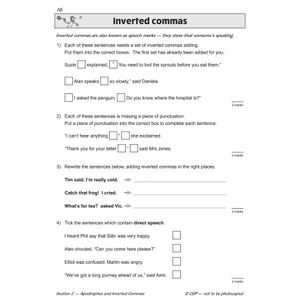 KS2 English SAT Buster: Punctuation - Book 2 (for the 2024 tests) Look Inside Image 6