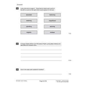 KS2 English SATS Practice Papers: Pack 2 - for the 2024 tests (with free Online Extras) Look Inside Image 6