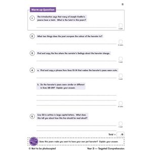 KS2 English Year 3 Reading Comprehension Targeted Question Book - Book 2 (with Answers) Look Inside Image 3