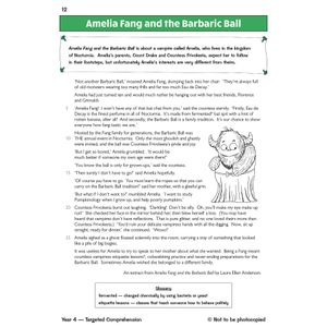 KS2 English Year 4 Reading Comprehension Targeted Question Book - Book 1 (with Answers) Look Inside Image 2