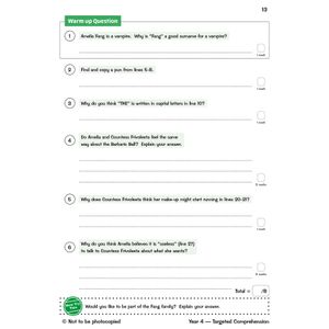 KS2 English Year 4 Reading Comprehension Targeted Question Book - Book 1 (with Answers) Look Inside Image 3