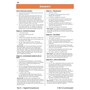 KS2 English Year 5 Reading Comprehension Targeted Question Book - Book 1 (with Answers) Look Inside Image 4