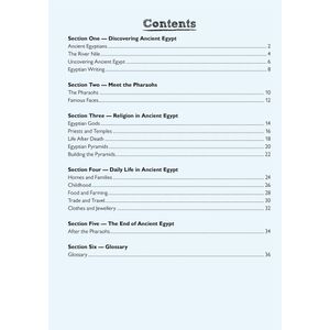 KS2 History Ancient Egyptions Study Book (Ages 7-11) Look Inside Image 1