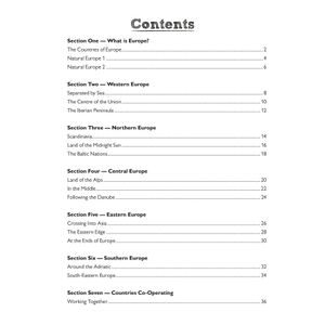 KS2 Geography Discover & Learn: Europe Activity Book Look Inside Image 1