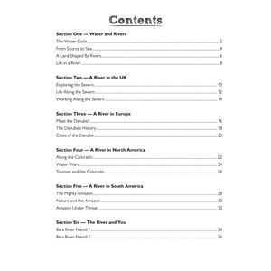 KS2 Geography Discover & Learn: Rivers Activity Book Look Inside Image 1