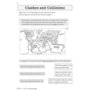 KS2 Geography Discover & Learn: Volcanoes and Earthquakes Activity Book Look Inside Image 6