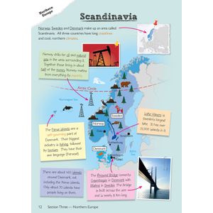 KS2 Geography Europe Study Book (Ages 7-11) Look Inside Image 2