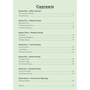 KS2 Geography Europe Study Book (Ages 7-11) Look Inside Image 1