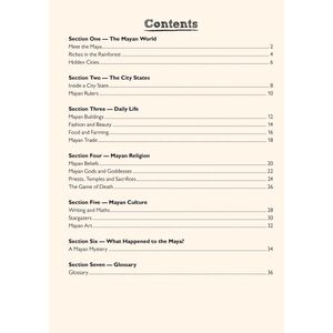 KS2 Geography Mayan Civilisations Study Book (Ages 7-11) Look Inside Image 1