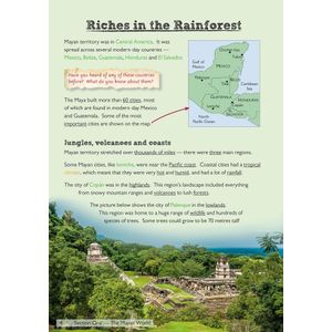 KS2 Geography Mayan Civilisations Study Book (Ages 7-11) Look Inside Image 4