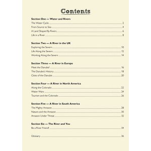 KS2 Geography Rivers Study Book (Ages 7-11) Look Inside Image 1