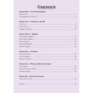 KS2 Geography United Kingdom Study Book (Ages 7-11) Look Inside Image 1