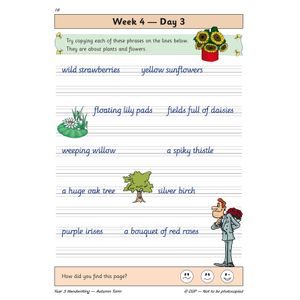 KS2 Handwriting Year 3 Daily Practice Book: Autumn Term Look Inside Image 5