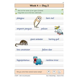 KS2 Handwriting Year 3 Daily Practice Book: Autumn Term Look Inside Image 4