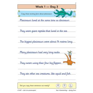 KS2 Handwriting Year 4 Daily Practice Book: Spring Term Look Inside Image 6
